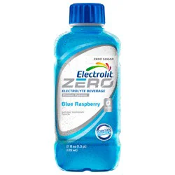 Electrolit Premium Hydration Zero Sugar Blue Raspberry Flavored Electrolyte Beverage, 21 fl oz