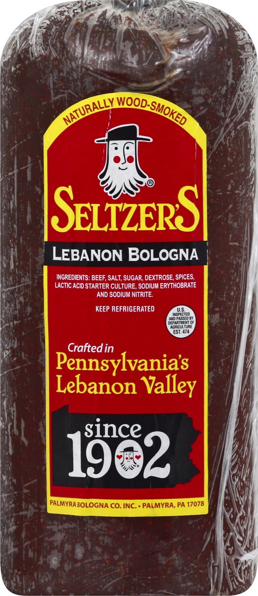 slide 1 of 7, Seltzer's Bologna 1 ea, per lb