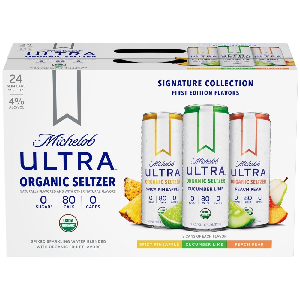 slide 1 of 1, Michelob Ultra Organic Seltzer First Edition Flavors, 12 ct; 12 oz