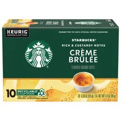 Starbucks K-Cup Coffee Pods Crème Brûlée Flavored Coffee