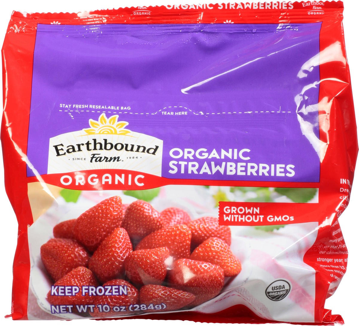 slide 4 of 12, Earthbound Farm Organic Strawberries, 10 oz