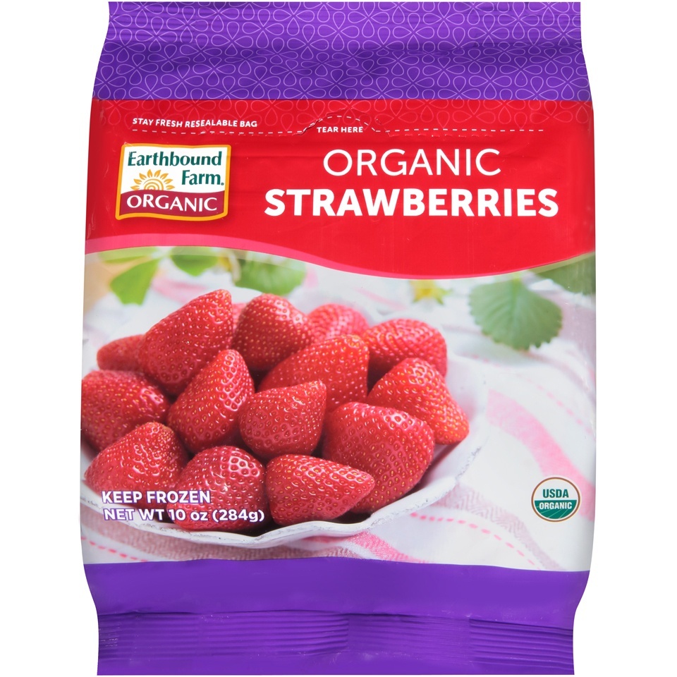 slide 1 of 1, Earthbound Farm Organic Strawberries, 10 oz