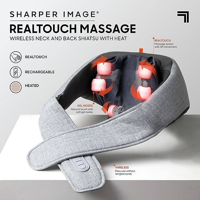 Sharper Image Realtouch Shiatsu Massager 1 Ct Shipt