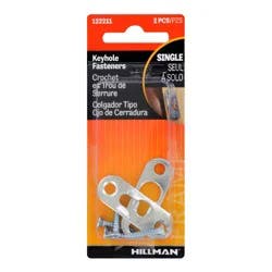 Hillman Single Keyhole Hanger Fasteners, 2 pk