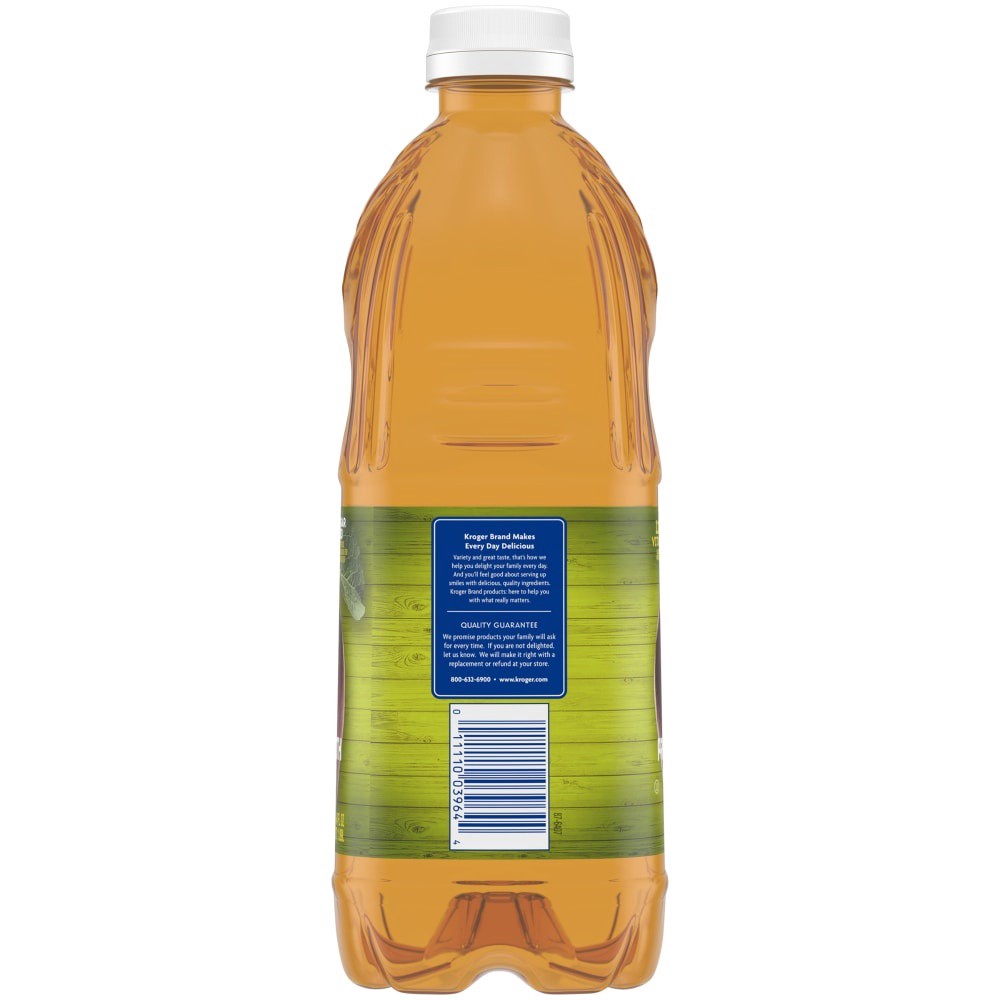 slide 1 of 3, Kroger 100% Apple Cider From Concentrate Juice No Sugar Added Bottle - 64 fl oz, 64 fl oz