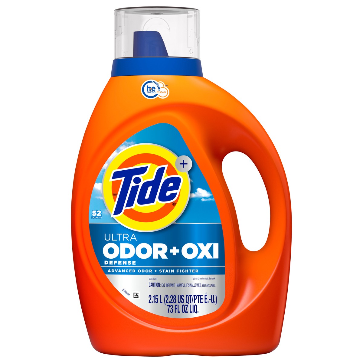 slide 7 of 8, Tide Ultra Odor Defense Plus Oxi Liquid Laundry Detergent, 52 Loads, 2.28 qt
