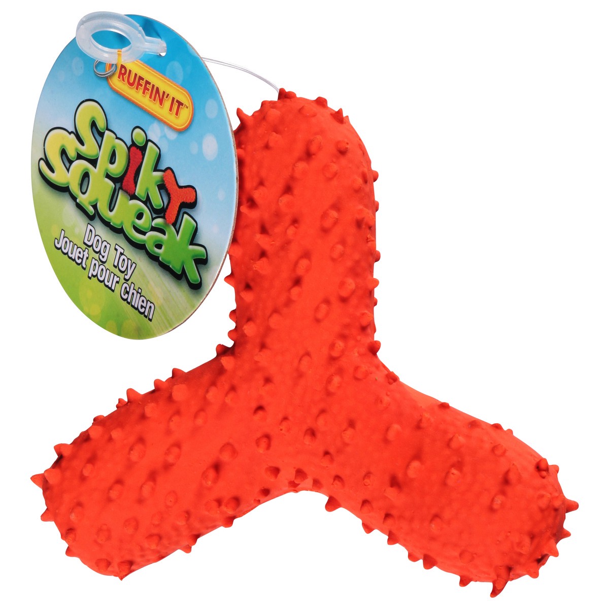 slide 12 of 12, Ruffin' It Spiky Dog Squeakers, 1 ct
