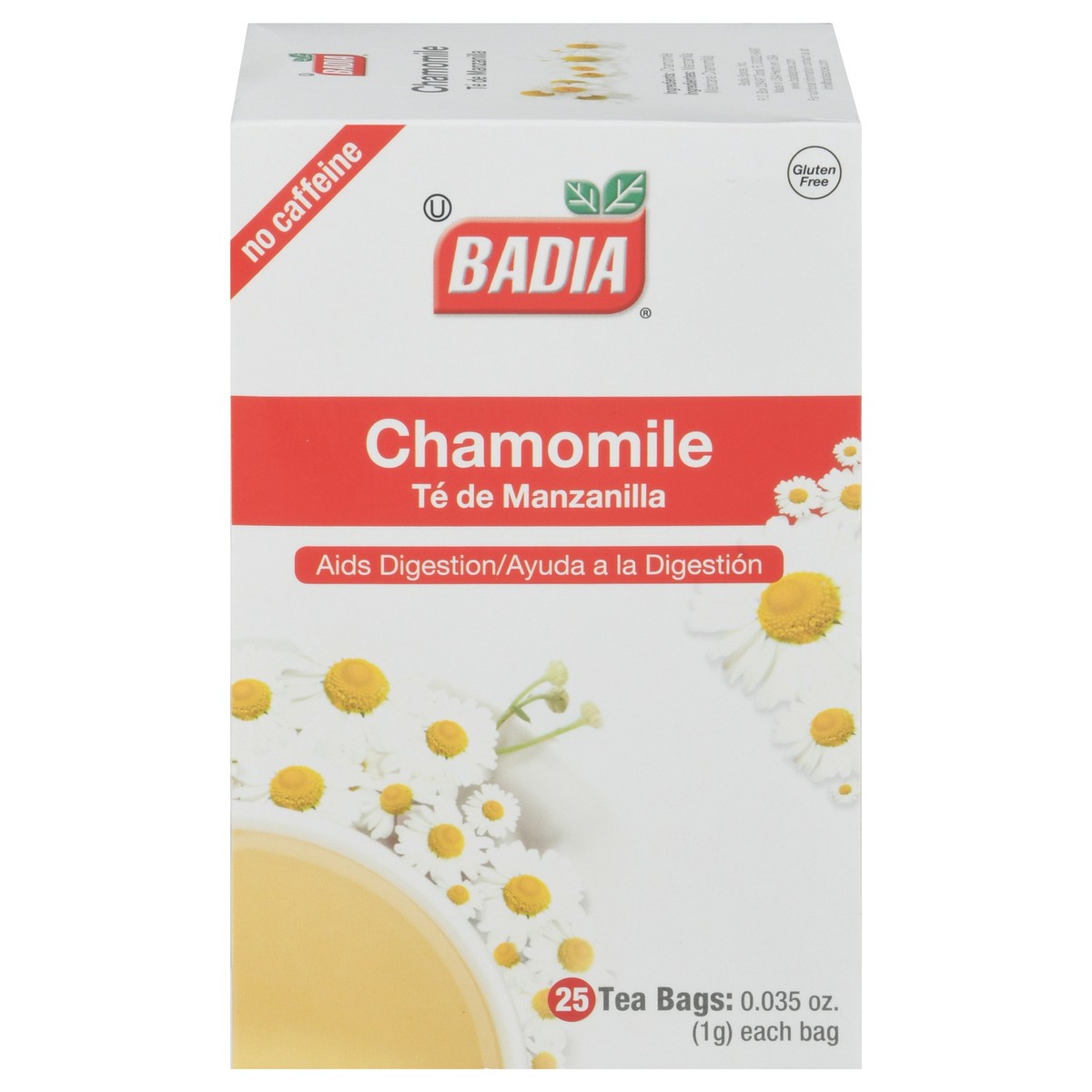 slide 1 of 1, Badia Te De Manzanilla (Chamomile Tea Bags), 25 ct