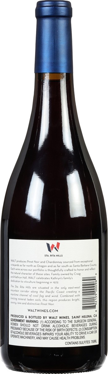 slide 8 of 10, Walt Pinot Sta Rita Hills, 750 ml