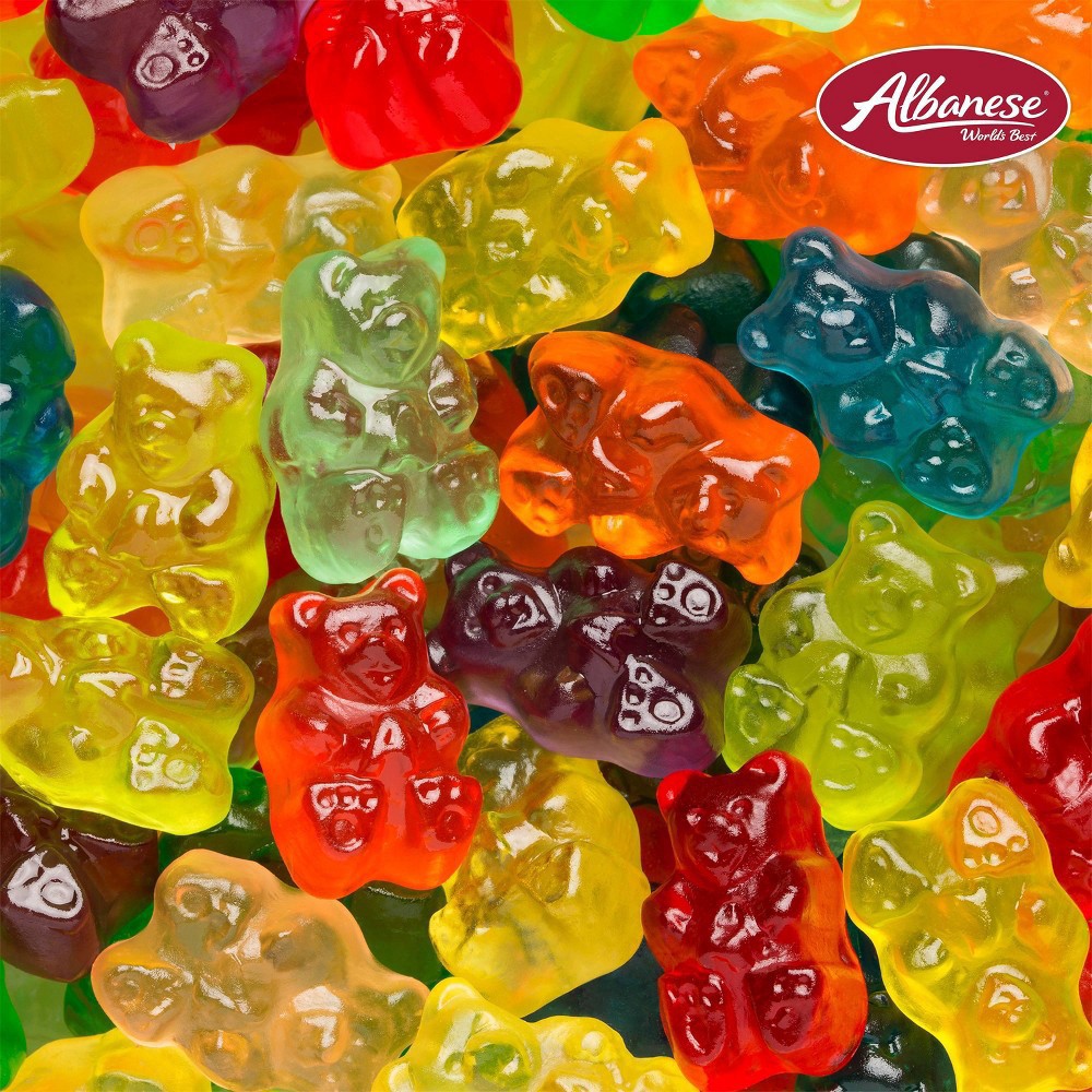 slide 2 of 17, Albanese World's Best 12 Flavor Gummi Bears, 9 oz