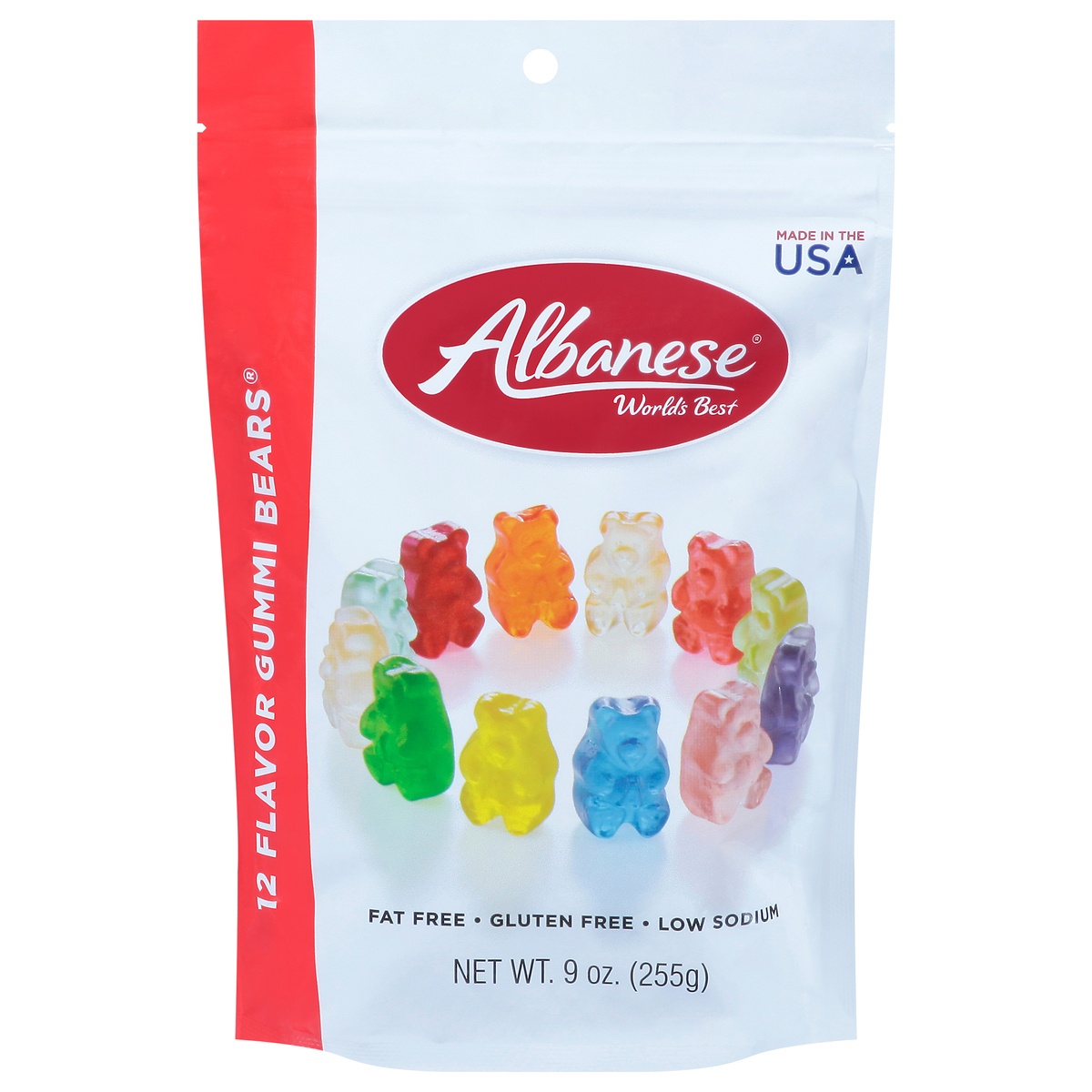 slide 11 of 11, Albanese World's Best 12 Flavor Gummi Bears, 9 oz