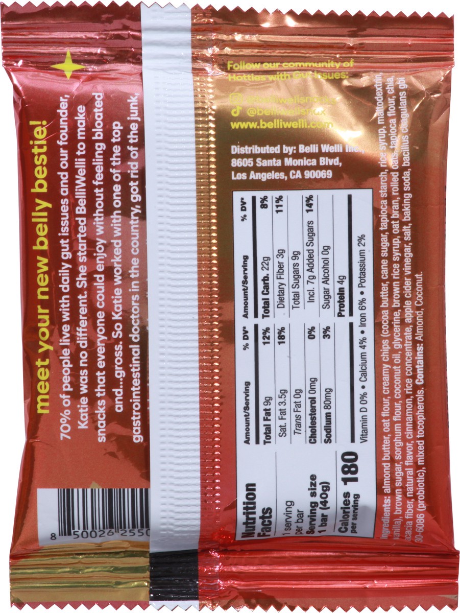 slide 7 of 9, BelliWelli Soft-Baked Cinnamon Swirl Snack Bars 1.41 oz, 1.41 oz