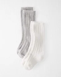 Littleplanet Baby 2-Pack Slip Resistant Socks Neutral 12-24