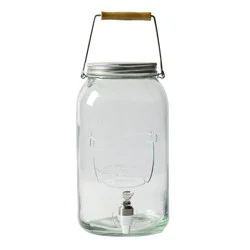 Mason Craft & More Glass Drink Dispenser - Clear