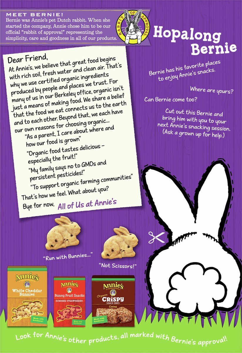 slide 8 of 14, Annie's Organic Bunny Grahams Snacks, Chocolate Chip, 7.5 oz, 7.5 oz