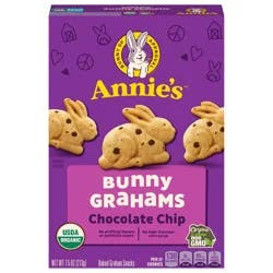 Annie's Organic Bunny Grahams Snacks, Chocolate Chip, 7.5 oz