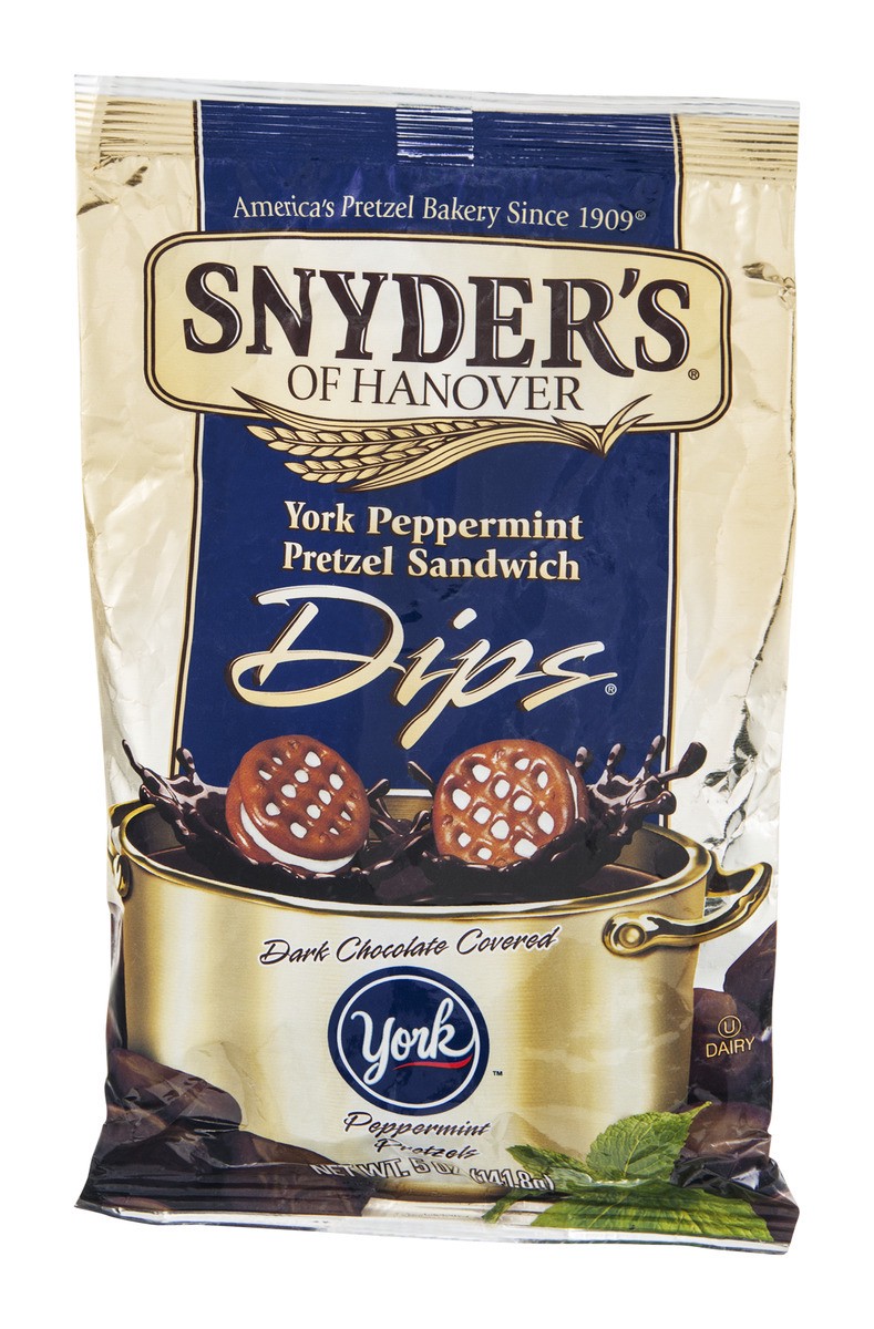 slide 4 of 9, Snyder's of Hanover York Peppermint Pretzel Sandwich Dips, 5 oz