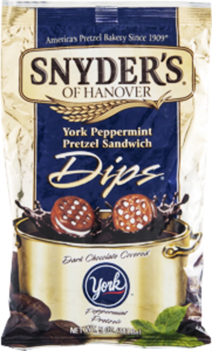 slide 8 of 9, Snyder's of Hanover York Peppermint Pretzel Sandwich Dips, 5 oz