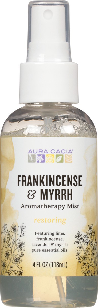 slide 4 of 9, Aura Cacia Frankincense Myrrh Mist, 4 oz