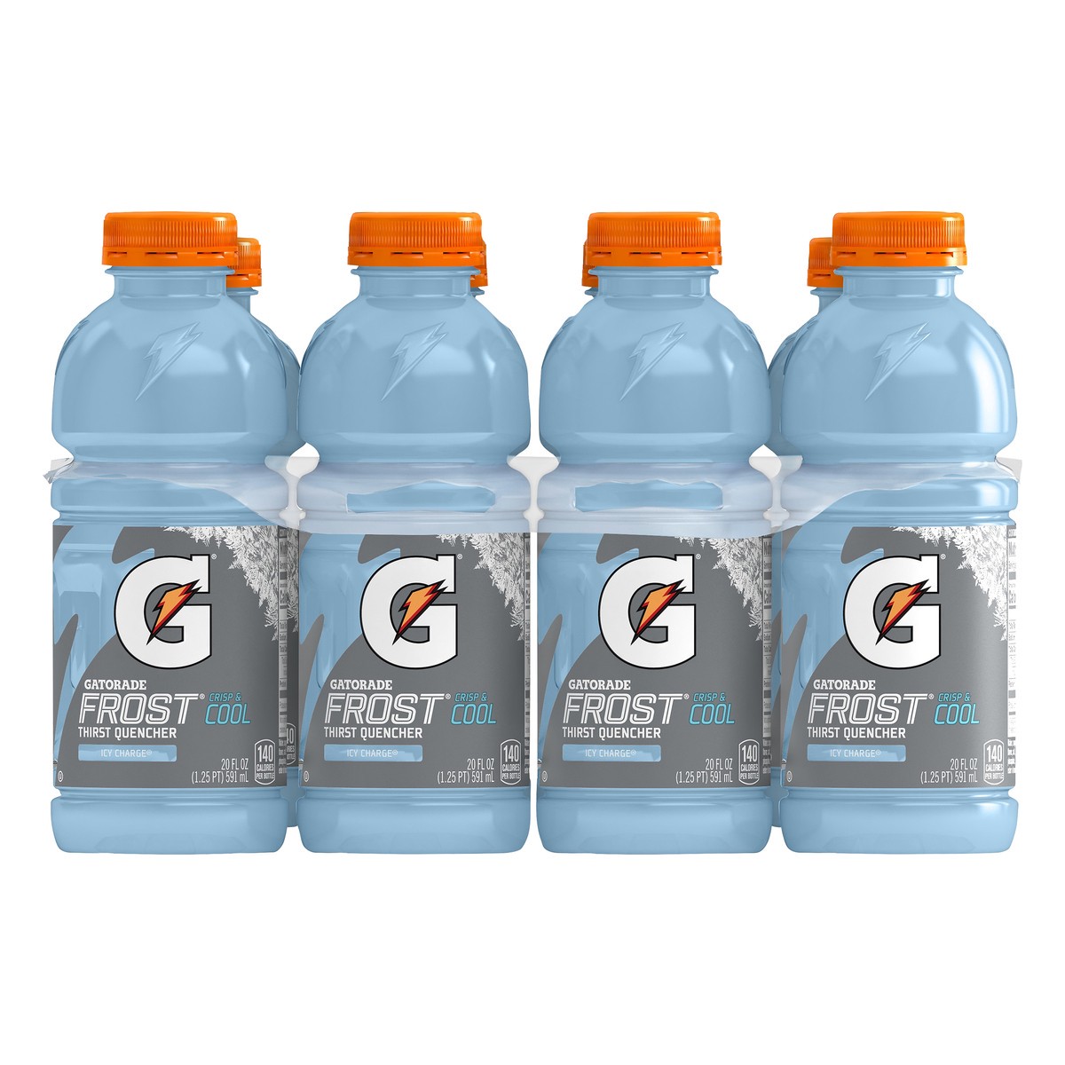 slide 1 of 2, Gatorade Frost 8 Pack Icy Charge Thirst Quencher 8 ea, 8 ct