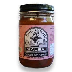 Jose Madrid Salsa Garden Cilantro Hot 13 oz