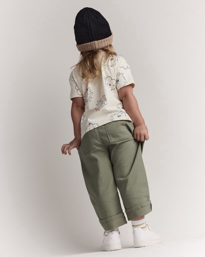 slide 4 of 5, Otteravenue Toddler Girl Bailey Barrel Pant - Olive Olive 12M, 1 ct