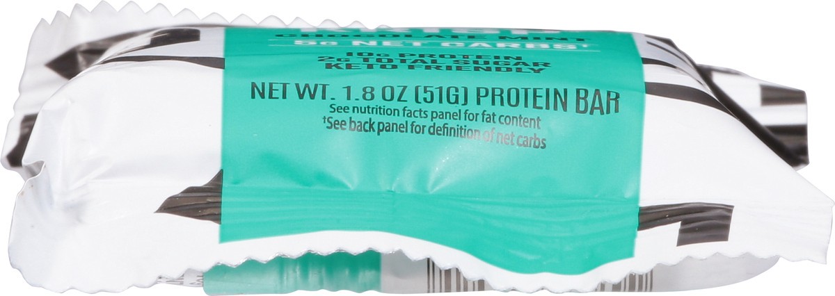 slide 4 of 9, Keto Crisp Choc Mint Keto Bar, 1.8 oz