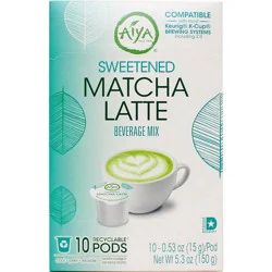 Aiya Sweetened Matcha Latte Single Serve Pods