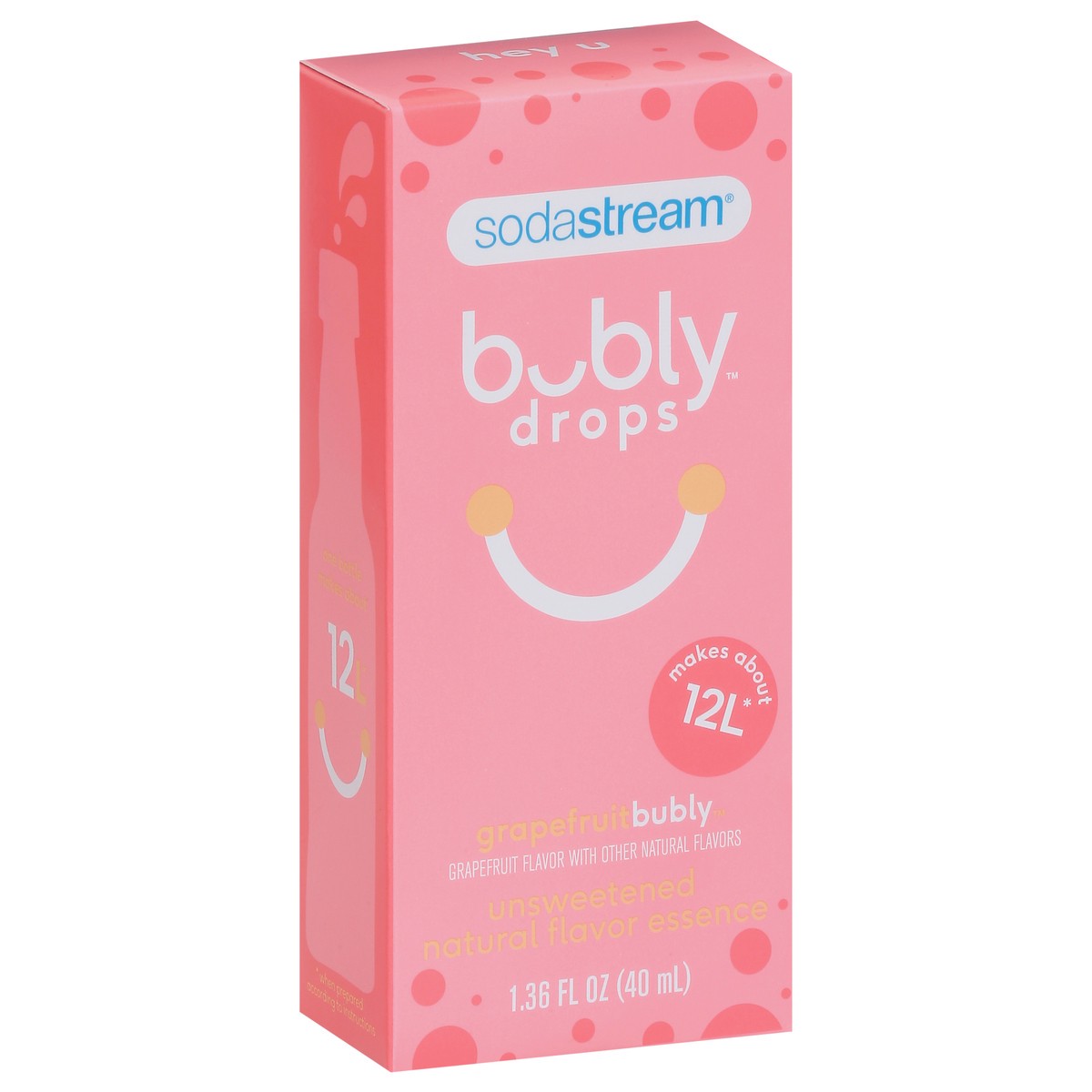 slide 9 of 9, SodaStream Grapefruit Bubly Drops 1.36 fl oz, 1.36 fl oz