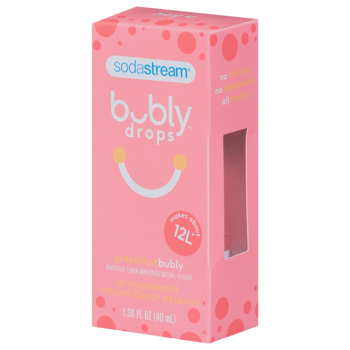 slide 4 of 9, SodaStream Grapefruit Bubly Drops 1.36 fl oz, 1.36 fl oz