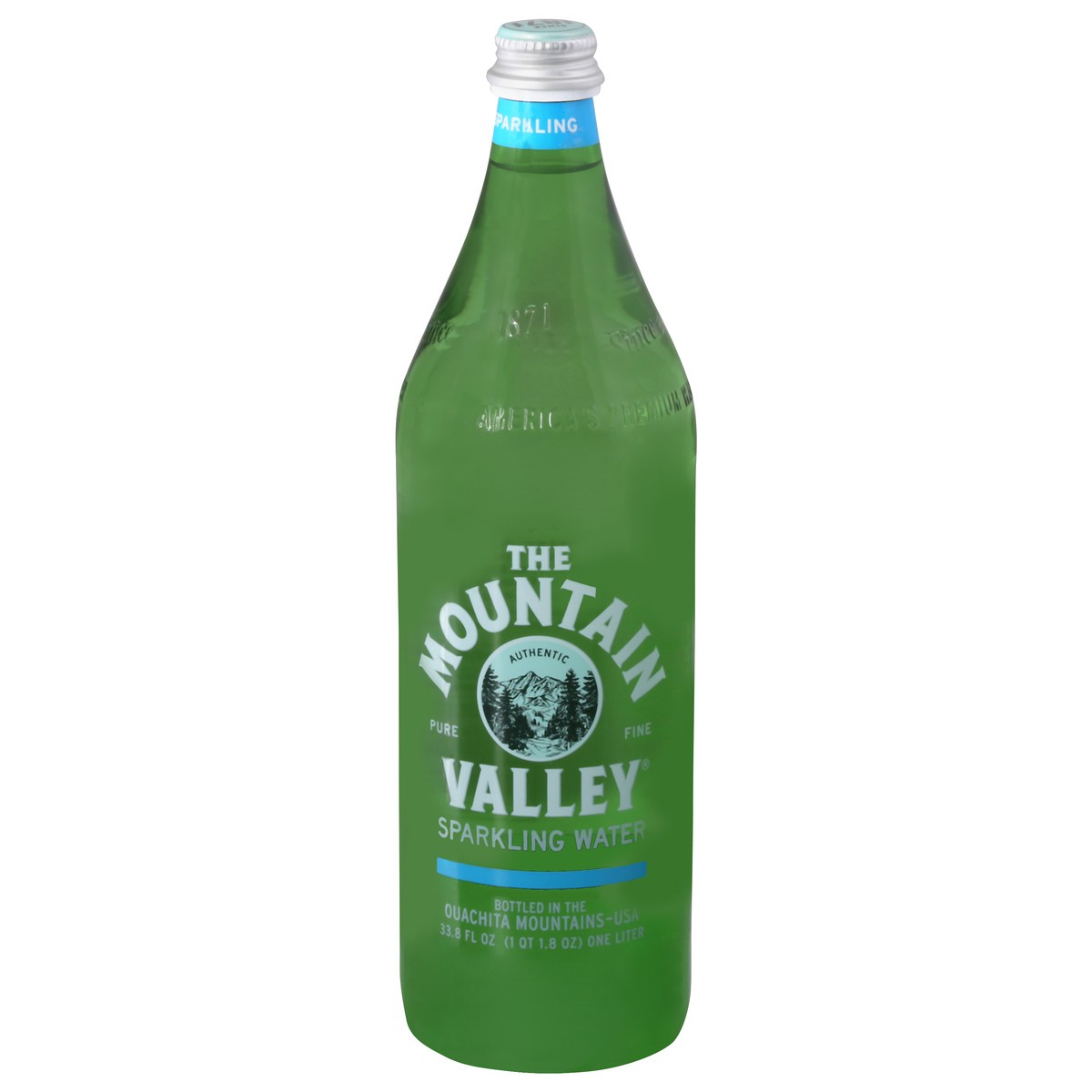 slide 2 of 13, Mountain Valley The Mountain Valley Sparkling Spring Water - 1 liter, 1 liter