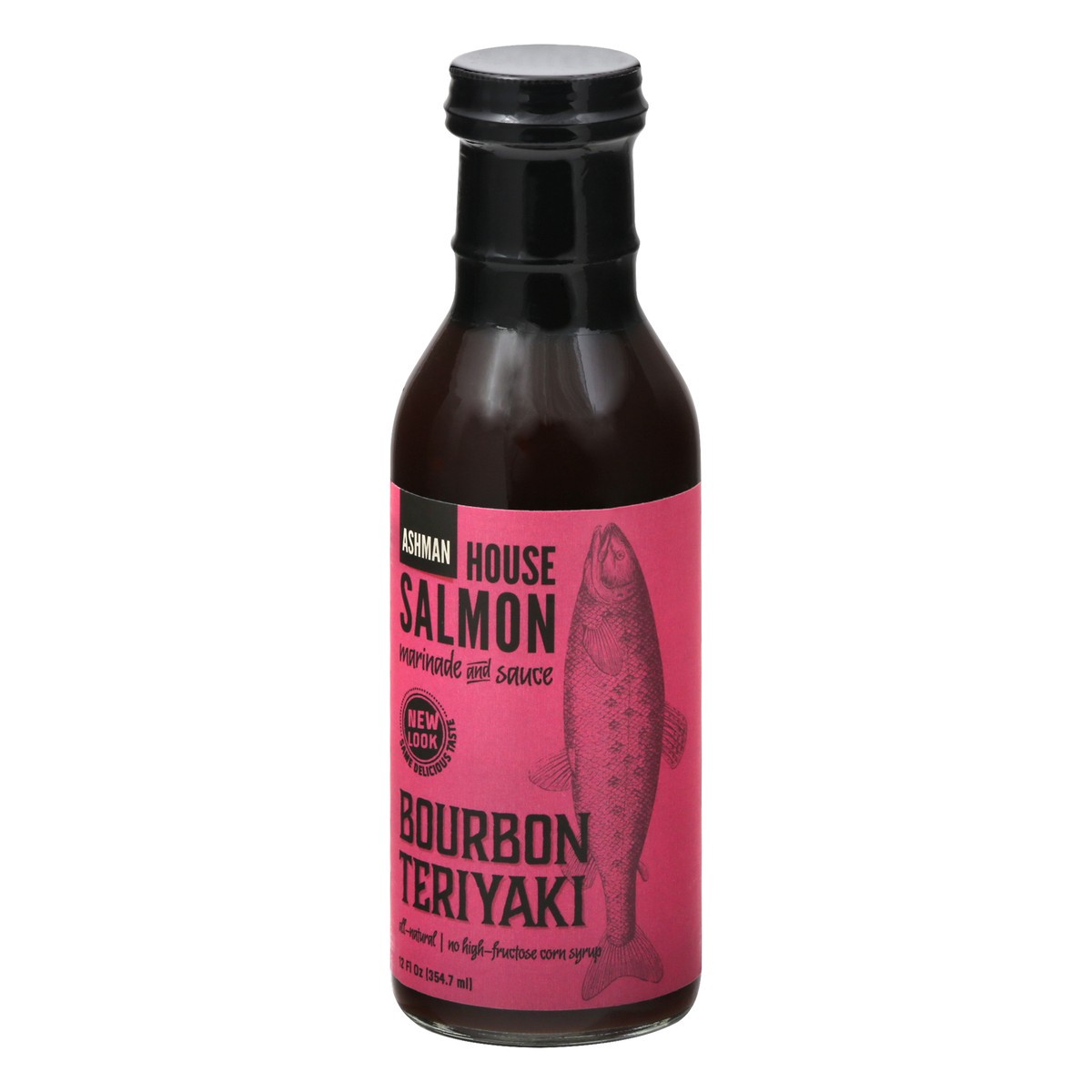 slide 10 of 13, Ashman House Salmon Bourbon Teriyaki Marniade, 12 oz