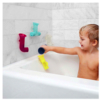 slide 3 of 25, Boon PIPES Building Bath Toy Set, 5 ct