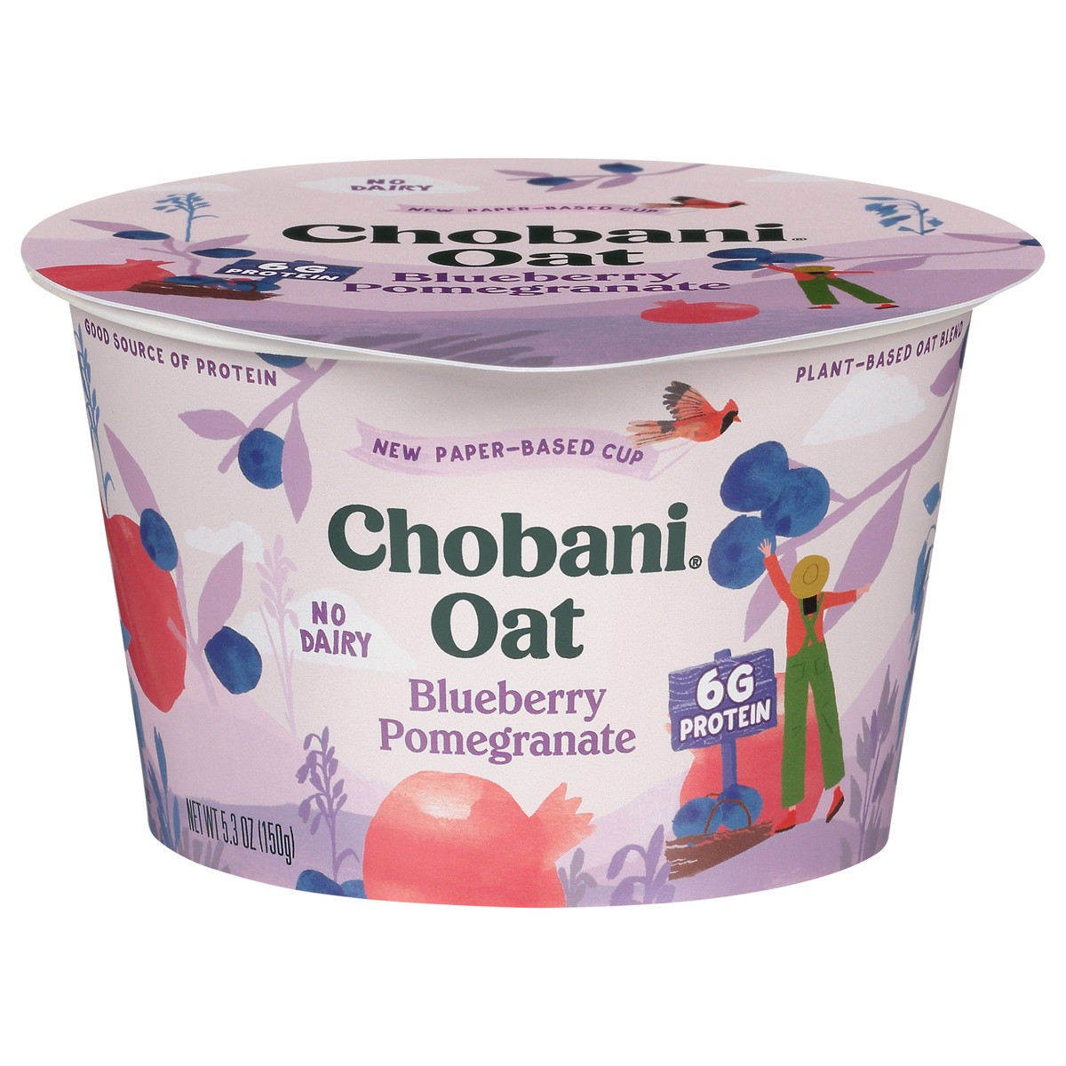 slide 11 of 14, Chobani Blueberry Pomeg Oat Yogurt, 5.3 oz