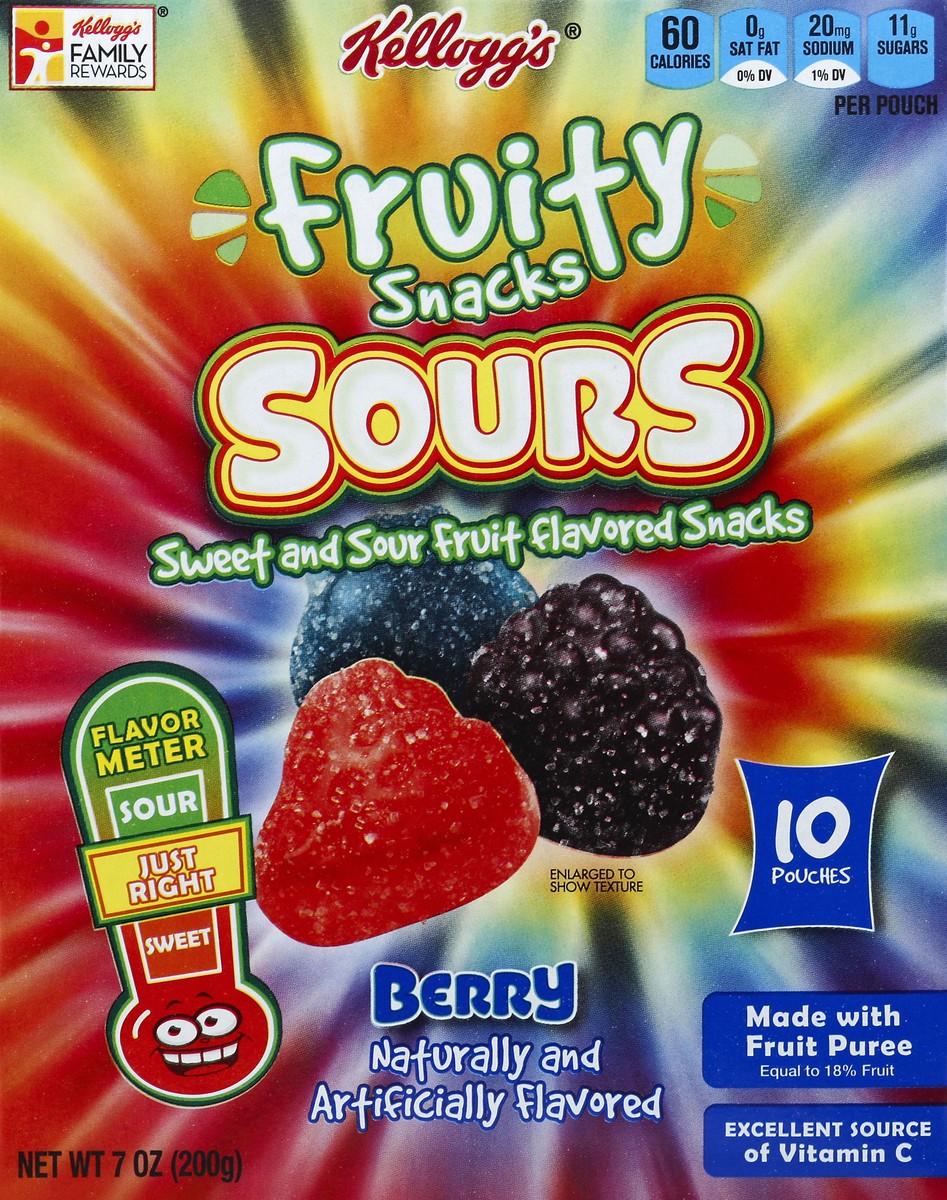 slide 1 of 8, Kellogg's Fruity Snacks 10 ea, 10 ct