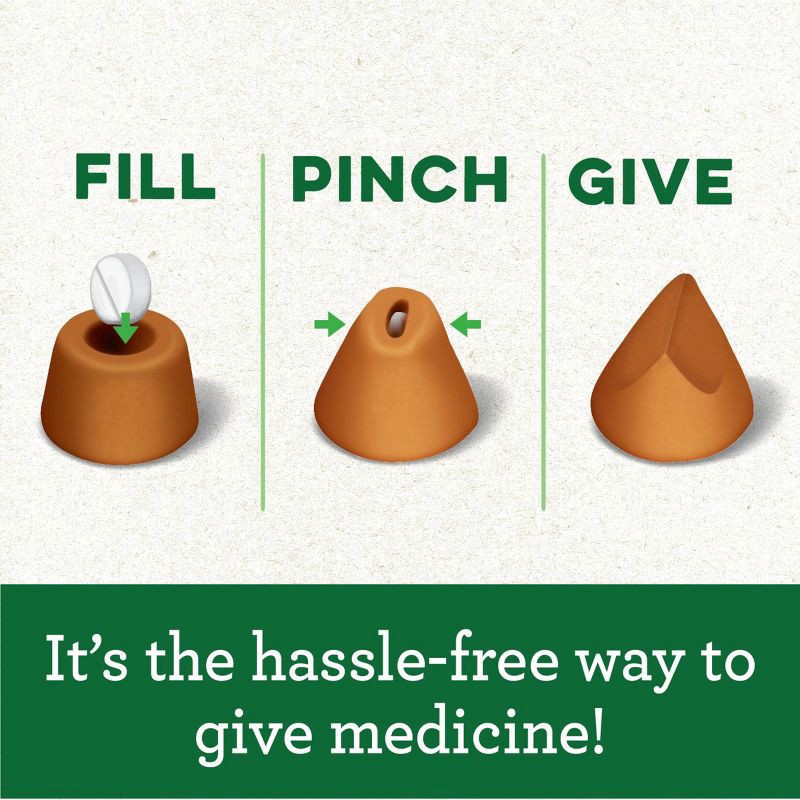 slide 6 of 9, Greenies Pill Pockets Chicken Flavor/Peanut Butter Flavor Treats for Dogs Variety Pack 2 - 7.9 oz Pouches, 15.8 oz