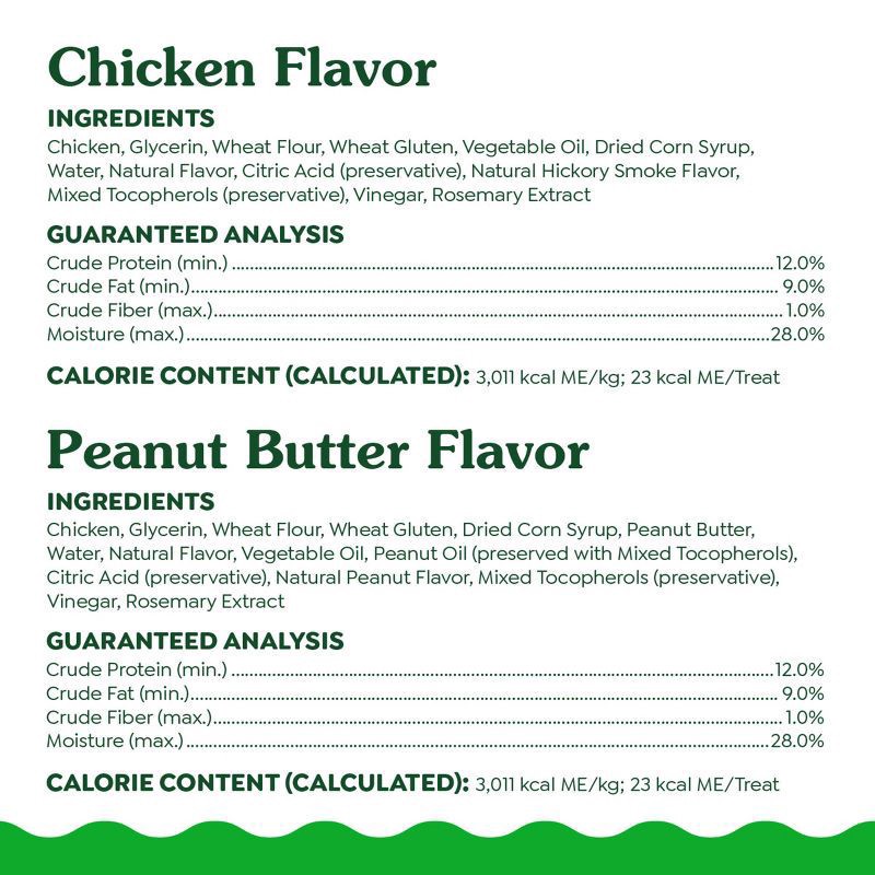 slide 7 of 9, Greenies Pill Pockets Chicken Flavor/Peanut Butter Flavor Treats for Dogs Variety Pack 2 - 7.9 oz Pouches, 15.8 oz