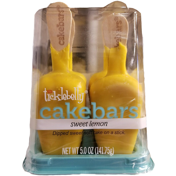 slide 1 of 1, Ticklebelly Cake Bars Sweet Lemon, 4 ct; 1.25 oz