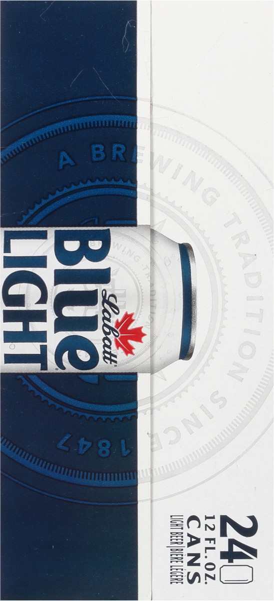 slide 7 of 13, Labatt Blue Light Canadian Pilsener Beer - 24pk/12oz Cans, 24 ct; 12 fl oz