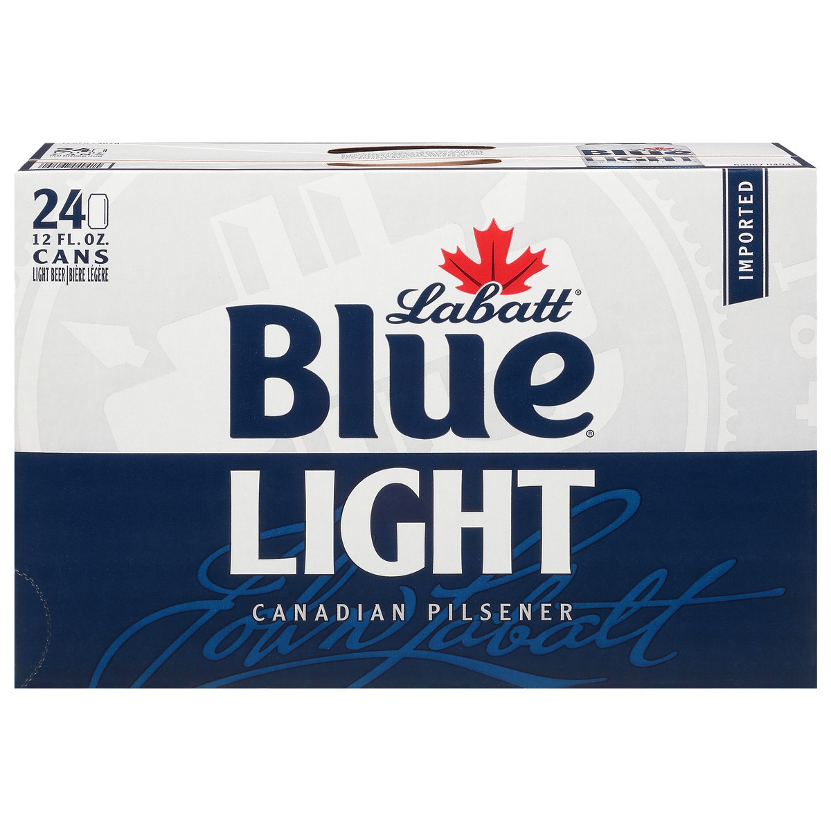 slide 1 of 13, Labatt Blue Light Canadian Pilsener Beer - 24pk/12oz Cans, 24 ct; 12 fl oz