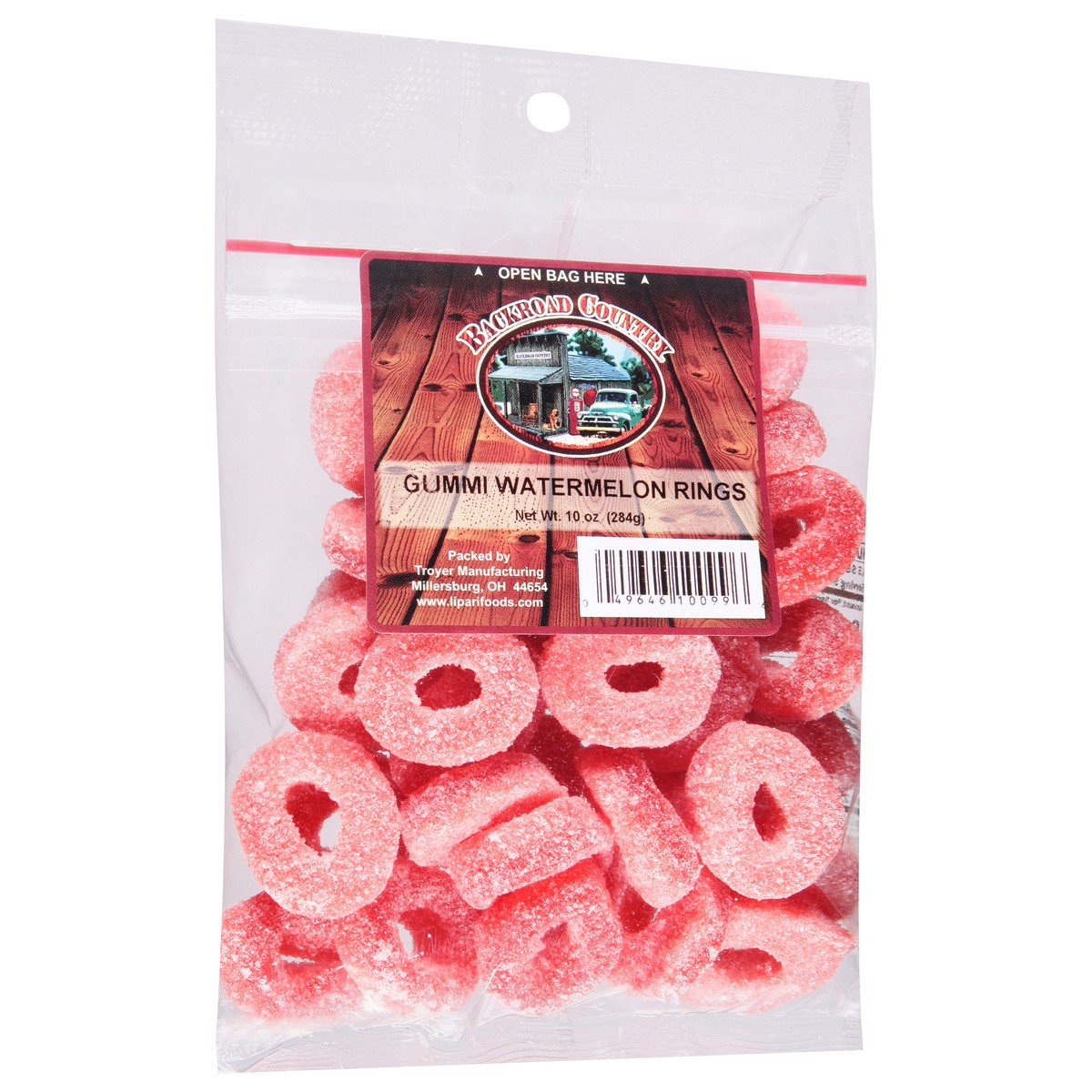 slide 5 of 12, Backroad Country Gummi Watermelon Rings 10 oz, 10 oz