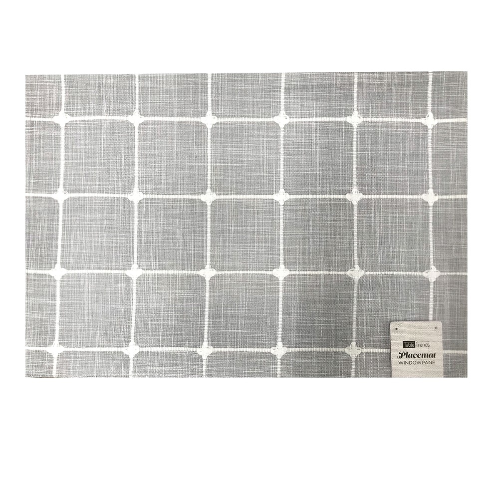 slide 1 of 1, Arlee Home Fashions Table Trends Placemat - Windowpane Plaid, 19 x 13 in