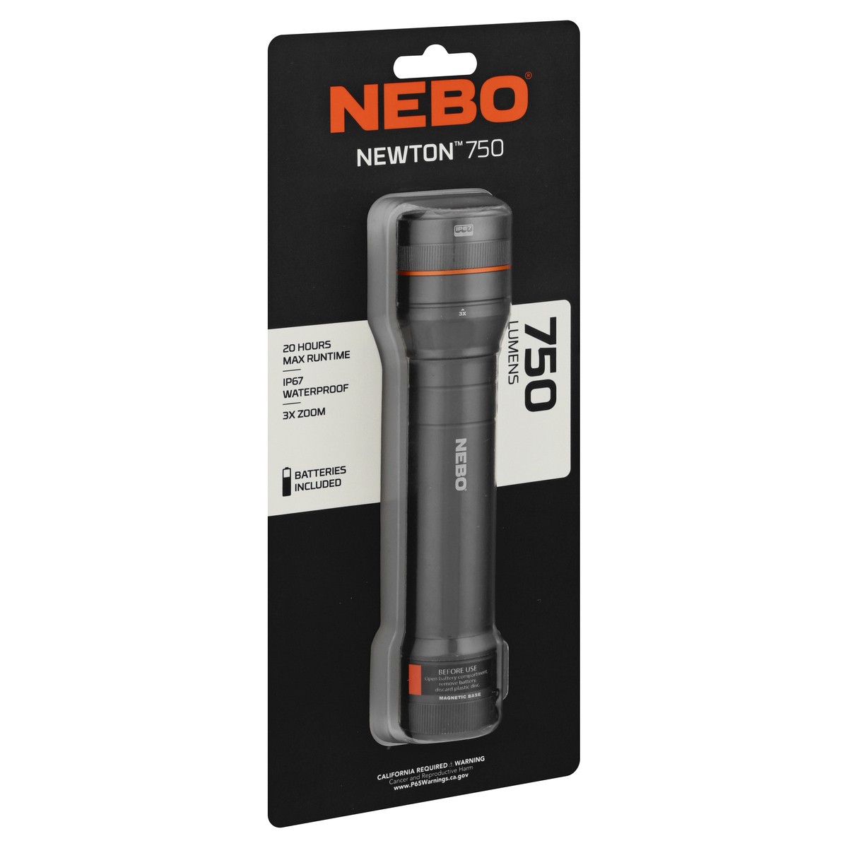 slide 5 of 9, Nebo Newton 750 Lumens LED Flashlight 1 ea, 1 ct