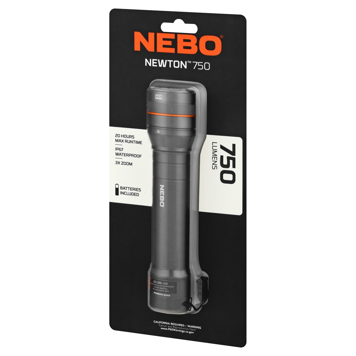 slide 2 of 9, Nebo Newton 750 Lumens LED Flashlight 1 ea, 1 ct