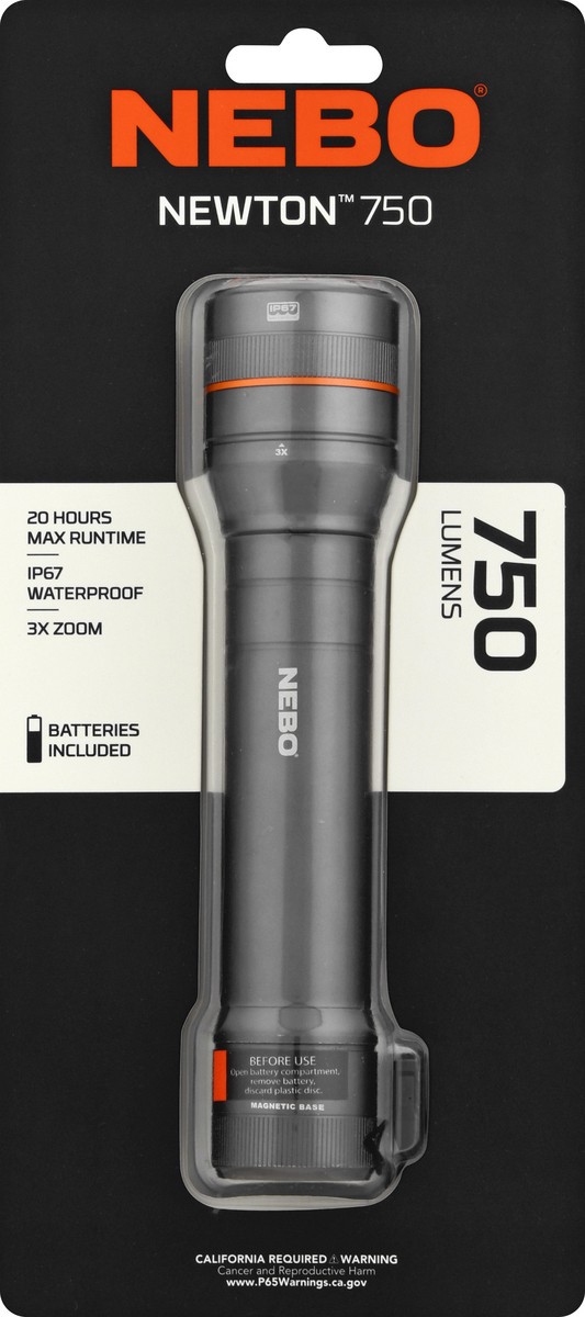 slide 4 of 9, Nebo Newton 750 Lumens LED Flashlight 1 ea, 1 ct