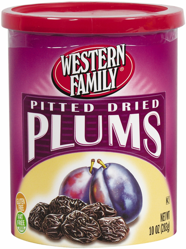 slide 1 of 1, Western Family Dried Plums, 10 oz