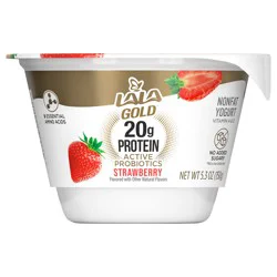 Lala Gold Nonfat Strawberry Yogurt 5.3 oz
