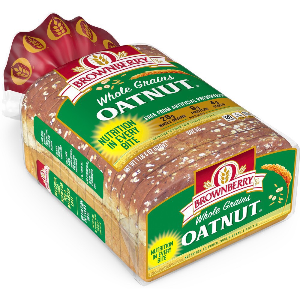 slide 5 of 44, Brownberry Whole Grains Oatnut Bread, 24 oz, 1 ct