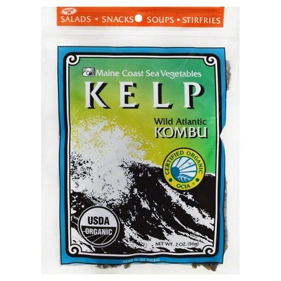 slide 1 of 1, Maine Coast Sea Vegetables Organic Kelp Wild Atlantic Kombu, 2 oz