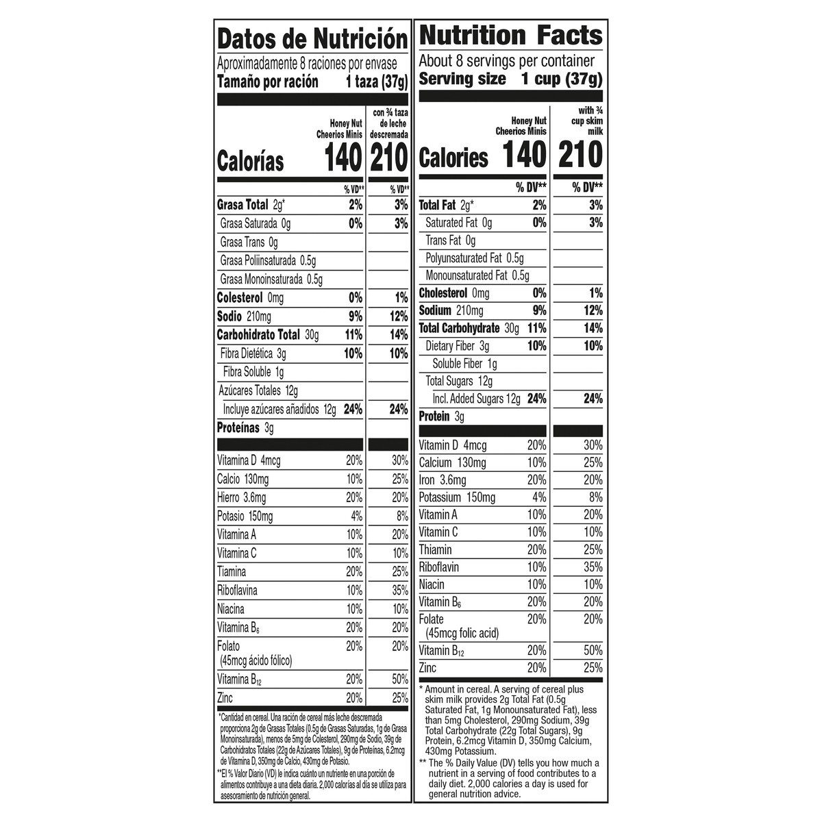 slide 10 of 13, Cheerios Honey Nut Cheerios Minis Breakfast Cereal, Made with Whole Grains, 10.8 oz, 10.8 oz